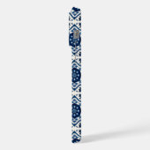 タイル地中海の，ポルトガル語， Azulejo, Majolica iPhoneケース (左側面)