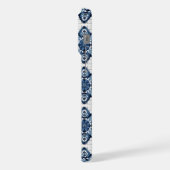 タイル地中海の，ポルトガル語， Azulejo, Majolica iPhoneケース (左側面)