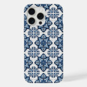 タイル地中海の，ポルトガル語， Azulejo, Majolica iPhoneケース (裏面)