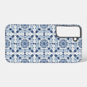 タイル地中海の,ポルトガル語, Azulejo, Majolica Samsung Galaxyケース (裏面横)