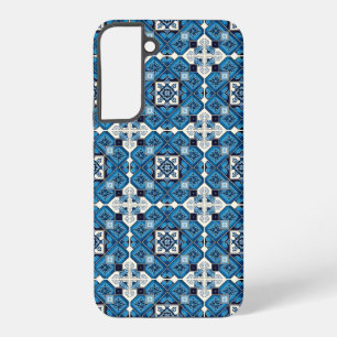 タイル地中海の，ポルトガル語， Azulejo, Majolica Samsung Galaxy S22+ケース