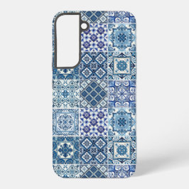 タイル地中海の,ポルトガル語, Azulejo, Majolica Samsung Galaxy S22+ケース
