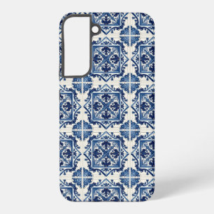 タイル地中海の,ポルトガル語, Azulejo, Majolica Samsung Galaxy S22+ケース