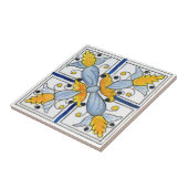 タイル地中海の，マジョリカ，シチリアスタイル    タイル (側面)