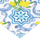 タイル地中海の，マジョリカ，シチリアスタイル テーブルクロス (アングル)