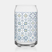 タイル地中海の、モロッコ、マジョリカ、アズレジョ ガラス缶 (裏面)