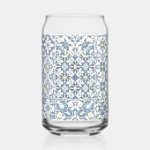 タイル地中海の、モロッコ、マジョリカ、アズレジョ ガラス缶 (左)