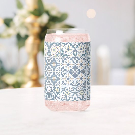 タイル地中海の、モロッコ、マジョリカ、アズレジョ ガラス缶 (インサイチュ (ウェディング))