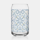 タイル地中海の、モロッコ、マジョリカ、アズレジョ ガラス缶 (左)