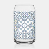 タイル地中海の、モロッコ、マジョリカ、アズレジョ ガラス缶 (左)