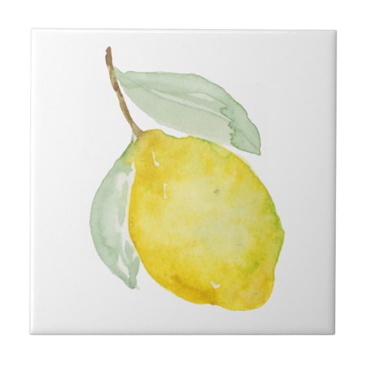 タイル地中海の、レモンシチリアスタイル タイル (正面)