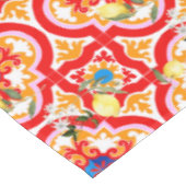 タイル地中海の，レモン，柑橘類 テーブルクロス (アングル)