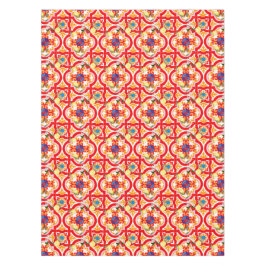 タイル地中海の，レモン，柑橘類 テーブルクロス