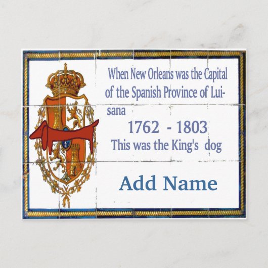 タイル壁画ダシュントパーソナライズされたン ポストカード (正面)