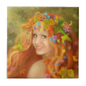 タイル妖精の秋 タイル (正面)