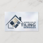 タイル工事 - タイル層 名刺 (正面)