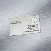 タイル床スタイルロゴ情報会社 マグネット名刺 (インサイチュ)