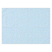 タイル張りの模様パーティーブルーのテーブルクロス テーブルクロス (正面(横))