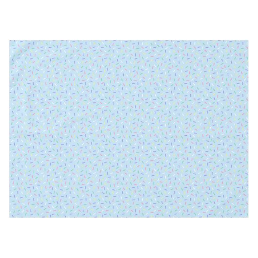 タイル張りの模様パーティーブルーのテーブルクロス テーブルクロス (正面(横))