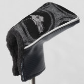 タイル張りの死神 ゴルフヘッドカバー (3/4 正面)