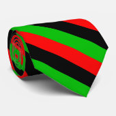 タイル張りアフリカ系アメリカ国旗またはアフリカ系ディアスポラ ネクタイ (ロール)
