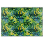 タイル張りトロピカルリーフビーチハウスパターン カッティングボード (正面)