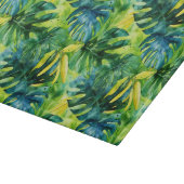 タイル張りトロピカルリーフビーチハウスパターン カッティングボード (角)