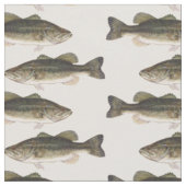 タイル張りバスフィッシュパターン生地 ファブリック (クローズアップ)