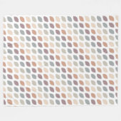 タイル張りパステル フリースブランケット (正面(横))