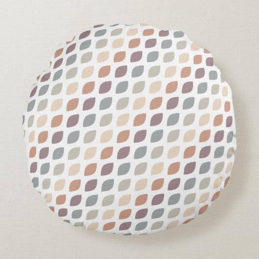 タイル張りパステル ラウンドクッション (正面)