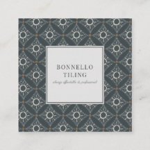 タイル張りフローリンググレーブラックダイヤモンドパターン