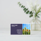 タイル張り写真花屋 名刺 (スタンド正面)