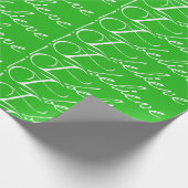 タイル張り白文字Iラッ信じプ紙 ラッピングペーパー (角)