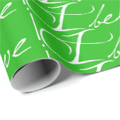 タイル張り白文字Iラッ信じプ紙 ラッピングペーパー (ロールコーナー)