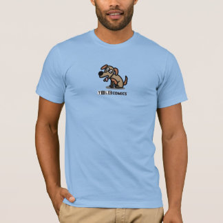 タイル漫画高品質- Tシャツ付き犬 Tシャツ