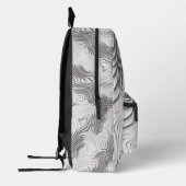 タイル状の地形図 プリントバックパック (左)