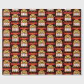 タイル状の賭博マシンパーティーラップ ラッピングペーパー (フラット)