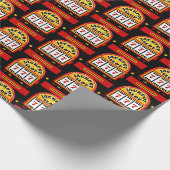 タイル状の賭博マシンパーティーラップ ラッピングペーパー (角)