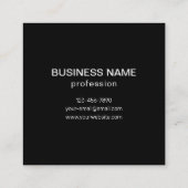 タイル状のQRコードパターンの作成 | 編集可能な色 スクエア名刺 (裏面)