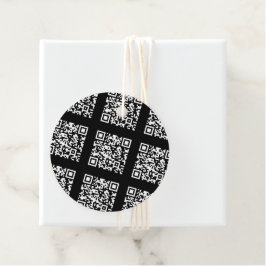 タイル状のQRコードパターンの作成 | 編集可能な色 フェイバータグ