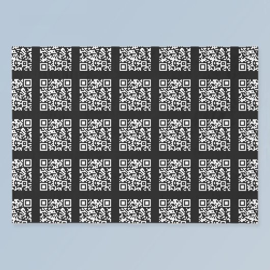 タイル状のQRコードパターンの作成 | 編集可能な色 薄葉紙