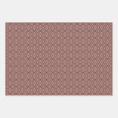 タイル状クールの民族模様 ラッピングペーパーシート (正面2)