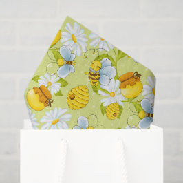 タイル状ハチミツ模様パーティー 薄葉紙