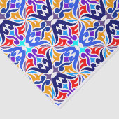 タイル状抽象芸術パターン分離 薄葉紙 (詳細)