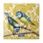 タイル白（壁の花） RFPMDesigns ©️ 2024 タイル (正面)