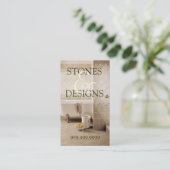 タイル石花崗岩大理石建築床 名刺 (スタンド正面)