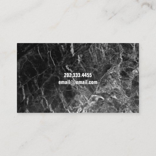 タイル石花崗岩大理石建築床 名刺 (裏面)