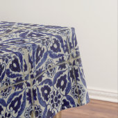 タイル素朴イタリアンアズレジョブルー幾何学模様 テーブルクロス (インサイチュ)