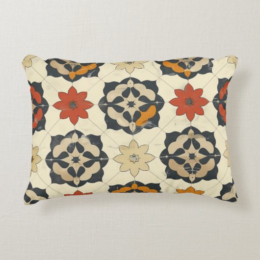 タイル素朴地中海の アクセントクッション (正面)