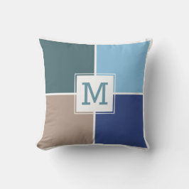 タイル航海のカスタムモノグラム装飾用クッション クッション